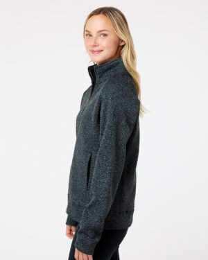 J. America Women's Traverse Full-Zip Sweater - Image 5