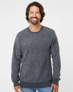 J. America Unisex Aspen Fleece Crewneck Sweatshirt - Image 10