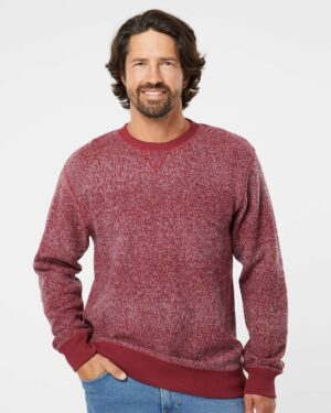 J. America Unisex Aspen Fleece Crewneck Sweatshirt - Image 4