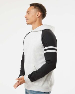 JERZEES Unisex Nublend® Varsity Colorblocked Raglan Hooded Sweatshirt - Image 5