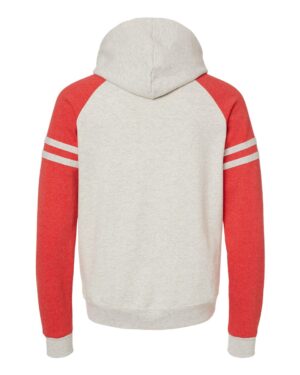JERZEES Unisex Nublend® Varsity Colorblocked Raglan Hooded Sweatshirt - Image 8