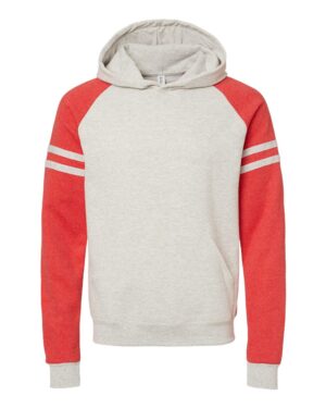 JERZEES Unisex Nublend® Varsity Colorblocked Raglan Hooded Sweatshirt - Image 7