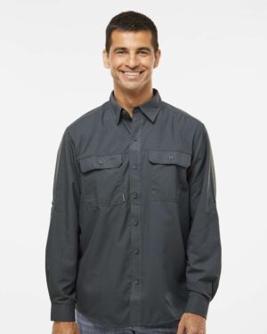 DRI DUCK Men's Crossroad Woven Shirt - Image 4