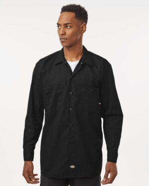 Dickies Men's Industrial Long Sleeve Work Shirt - Image 4