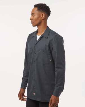 Dickies Men's Industrial Long Sleeve Work Shirt - Image 11