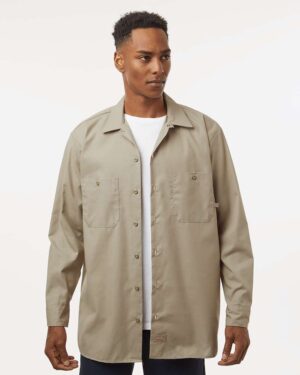 Dickies Men's Industrial Long Sleeve Work Shirt - Image 22