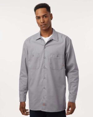 Dickies Men's Industrial Long Sleeve Work Shirt - Image 28