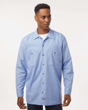 Dickies Men's Industrial Long Sleeve Work Shirt - Image 34