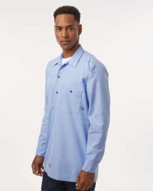 Dickies Men's Industrial Long Sleeve Work Shirt - Image 35