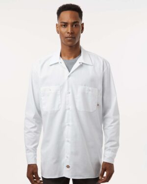 Dickies Men's Industrial Long Sleeve Work Shirt - Image 40
