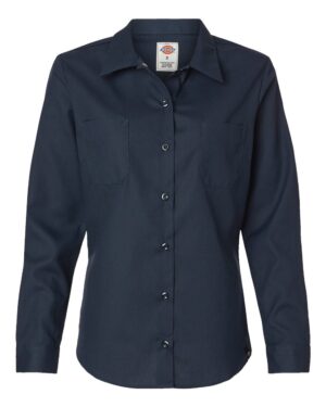 Dickies Women's Long Sleeve Industrial Work Shirt - Image 7