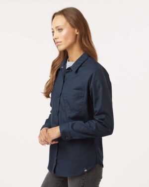 Dickies Women's Long Sleeve Industrial Work Shirt - Image 11
