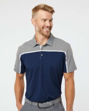 Adidas Men's Ultimate Colorblocked Polo - Image 10