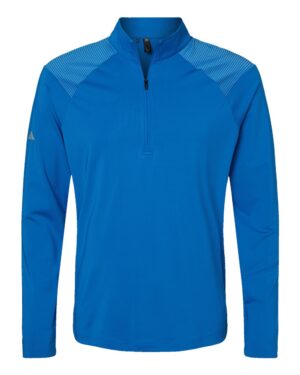 Adidas Men's Ultimate365 Lightweight Shoulder Stripe Quarter-Zip Pullover - Image 7