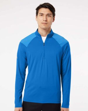 Adidas Men's Ultimate365 Lightweight Shoulder Stripe Quarter-Zip Pullover - Image 10