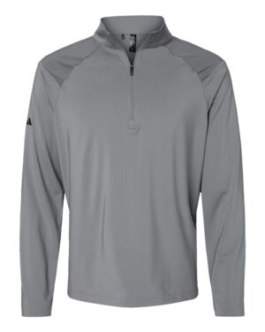 Adidas Men's Ultimate365 Lightweight Shoulder Stripe Quarter-Zip Pullover - Image 13