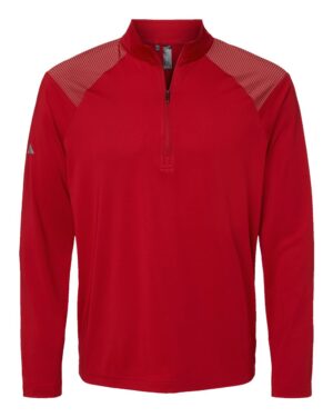 Adidas Men's Ultimate365 Lightweight Shoulder Stripe Quarter-Zip Pullover - Image 25