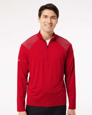 Adidas Men's Ultimate365 Lightweight Shoulder Stripe Quarter-Zip Pullover - Image 28