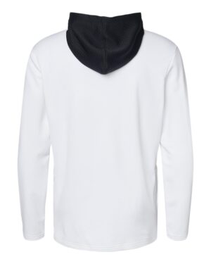 Adidas Men's Textured Mixed Media Midweight Hooded Sweatshirt - Image 20