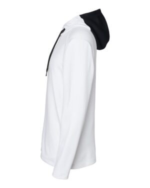 Adidas Men's Textured Mixed Media Midweight Hooded Sweatshirt - Image 21