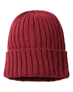 Atlantis Headwear Sustainable Cable Knit Cuffed Beanie - Image 6