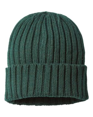 Atlantis Headwear Sustainable Cable Knit Cuffed Beanie - Image 3