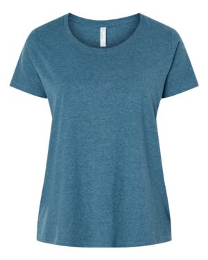 LAT Women's Curvy Collection Fine Jersey Tee - Image 4