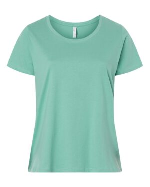 LAT Women's Curvy Collection Fine Jersey Tee - Image 52