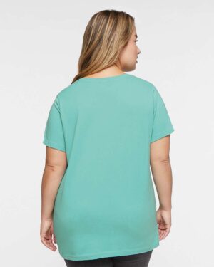 LAT Women's Curvy Collection Fine Jersey Tee - Image 57