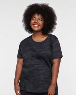 LAT Women's Curvy Collection Fine Jersey Tee - Image 67