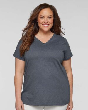 LAT Women's Curvy Collection Fine Jersey Tee - Image 88