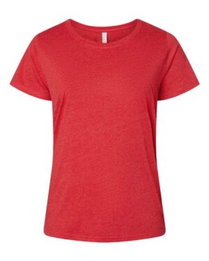 LAT Women's Curvy Collection Fine Jersey Tee - Image 100