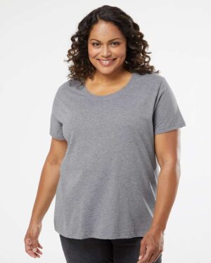 LAT Women's Curvy Collection Fine Jersey Tee - Image 34