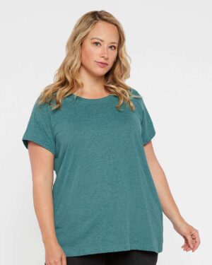 LAT Women's Curvy Collection Fine Jersey Tee - Image 76