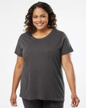 LAT Women's Curvy Collection Fine Jersey Tee - Image 109