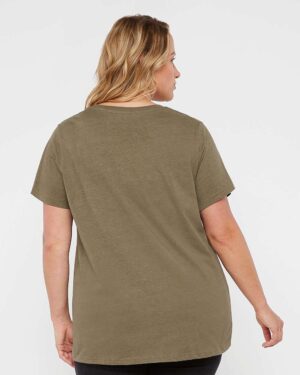 LAT Women's Curvy Collection Fine Jersey Tee - Image 96