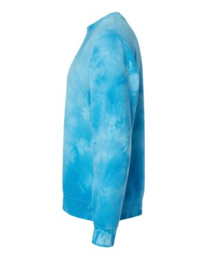 Independent Trading Co. Unisex Midweight Tie-Dyed Crewneck Sweatshirt - Image 3