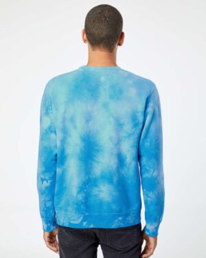 Independent Trading Co. Unisex Midweight Tie-Dyed Crewneck Sweatshirt - Image 6