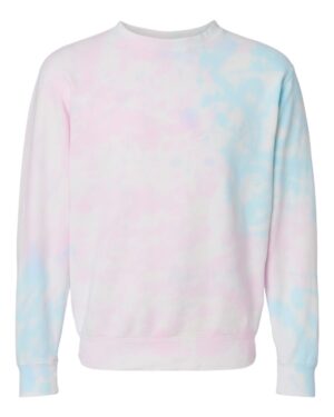 Independent Trading Co. Unisex Midweight Tie-Dyed Crewneck Sweatshirt - Image 13