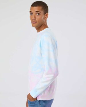 Independent Trading Co. Unisex Midweight Tie-Dyed Crewneck Sweatshirt - Image 17