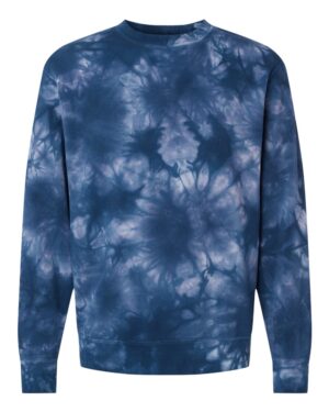 Independent Trading Co. Unisex Midweight Tie-Dyed Crewneck Sweatshirt - Image 25