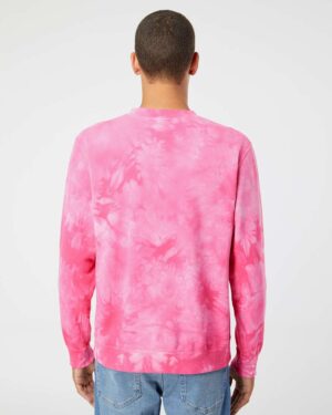 Independent Trading Co. Unisex Midweight Tie-Dyed Crewneck Sweatshirt - Image 42