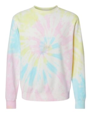Independent Trading Co. Unisex Midweight Tie-Dyed Crewneck Sweatshirt - Image 43