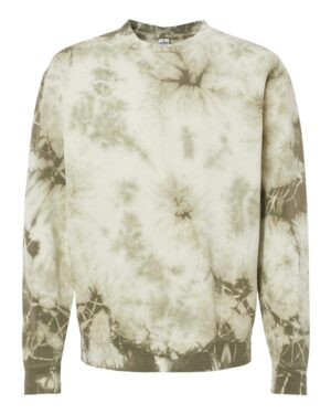 Independent Trading Co. Unisex Midweight Tie-Dyed Crewneck Sweatshirt - Image 31