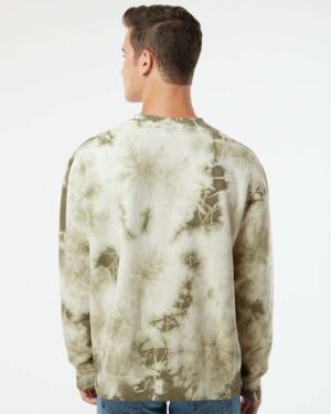 Independent Trading Co. Unisex Midweight Tie-Dyed Crewneck Sweatshirt - Image 36