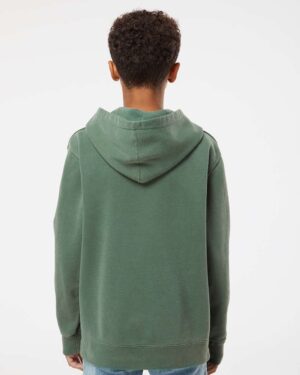 Independent Trading Co. Youth Midweight Pigment-Dyed Hooded Sweatshirt - Image 6