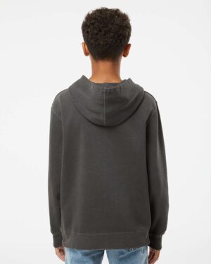 Independent Trading Co. Youth Midweight Pigment-Dyed Hooded Sweatshirt - Image 12