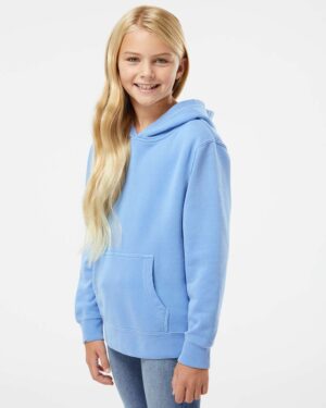 Independent Trading Co. Youth Midweight Pigment-Dyed Hooded Sweatshirt - Image 17