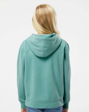 Independent Trading Co. Youth Midweight Pigment-Dyed Hooded Sweatshirt - Image 30