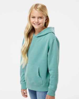 Independent Trading Co. Youth Midweight Pigment-Dyed Hooded Sweatshirt - Image 29